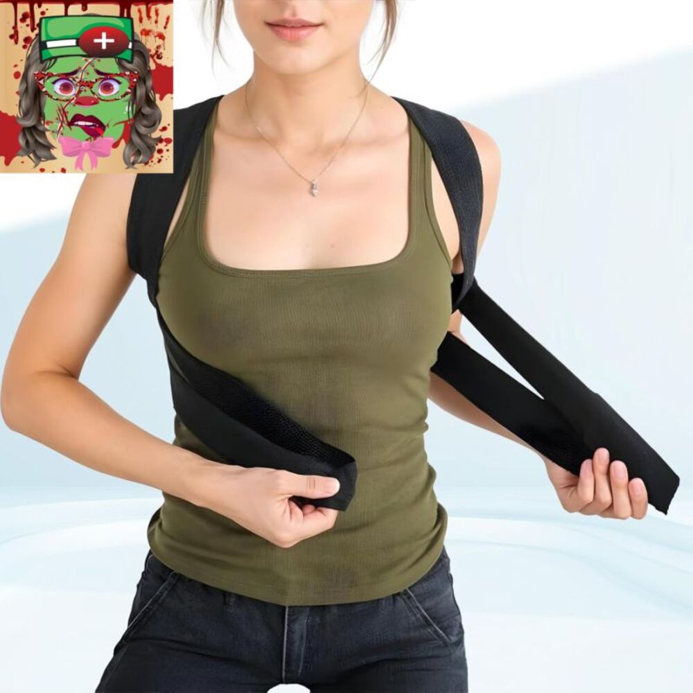 Posture Corrector for Women and Men, Adjustable Shoulder Straightener Support Ba